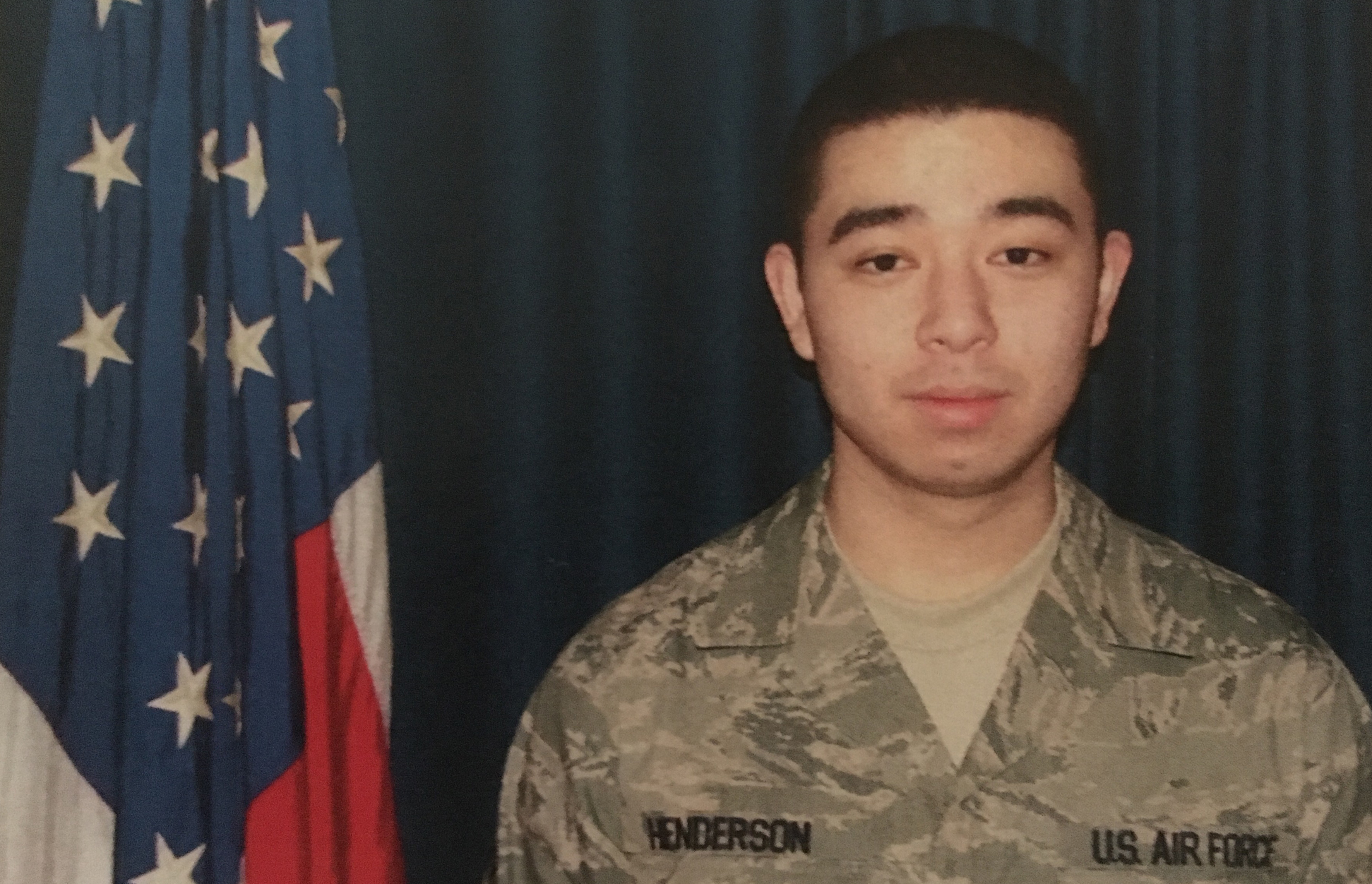 Rob Henderson in US Air Force