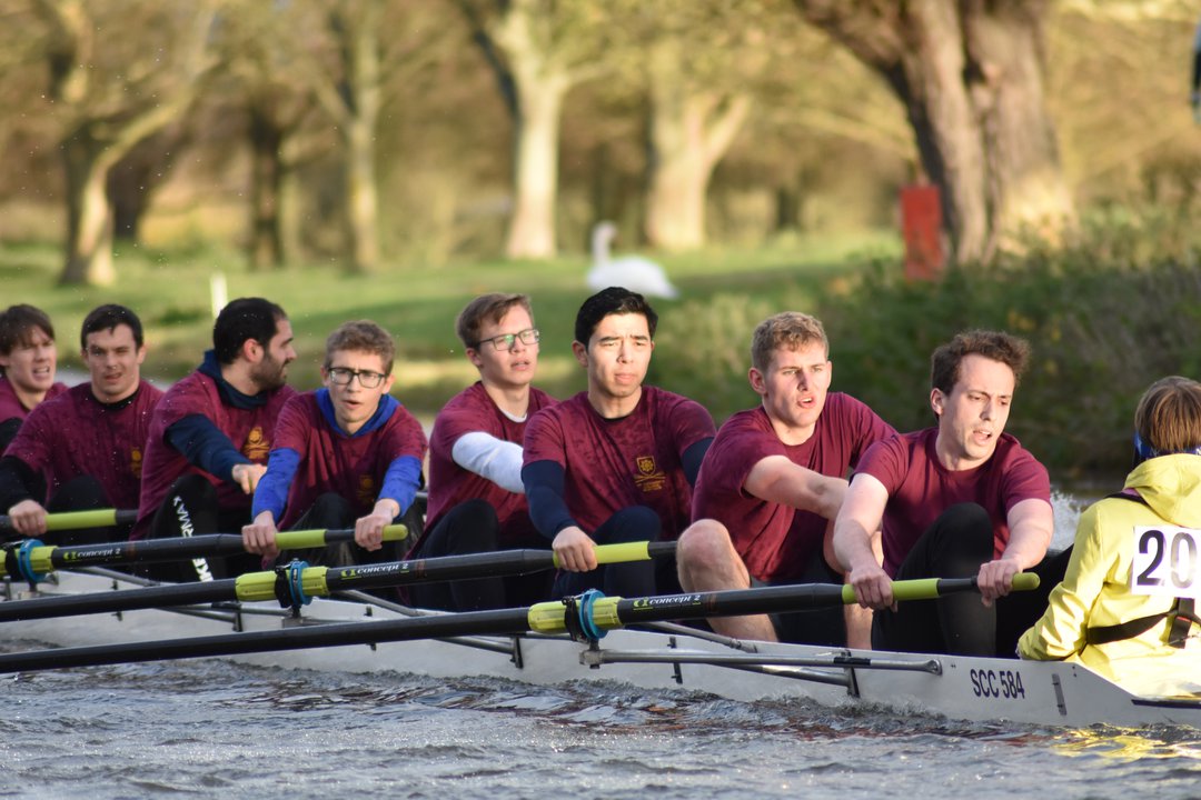 Rob rowing at Cambridge